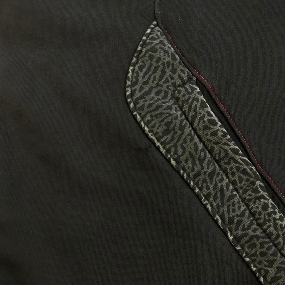 VINTAGE JORDAN JUMPMAN HOODIE LARGE L MENS SWEATSHIRT PULLOVER NIKE AIR TRAVIS - Picture 4 of 4